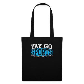 Yay Go Sports Do The Thing Win The Points Sport - Tote Bag - black - Front