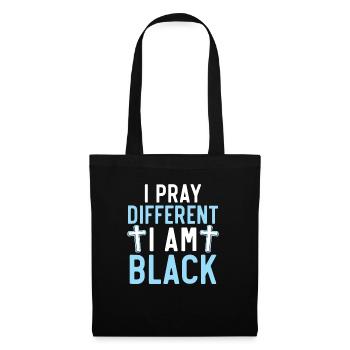Christianisme afro-américain afro-américain Noir - Sac en tissu - noir - Devant
