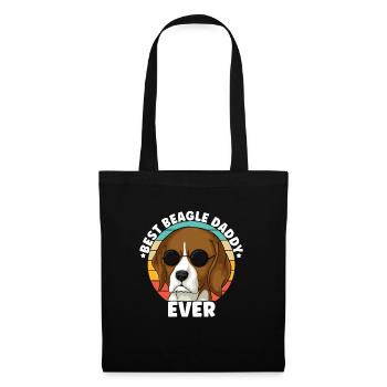 Meilleur Beagle Daddy Ever Puppies Dog Lover Dogs - Sac en tissu - noir - Devant