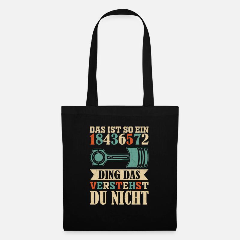Das ist so ein 18436572 Ding V8 - Stoffbeutel - Schwarz