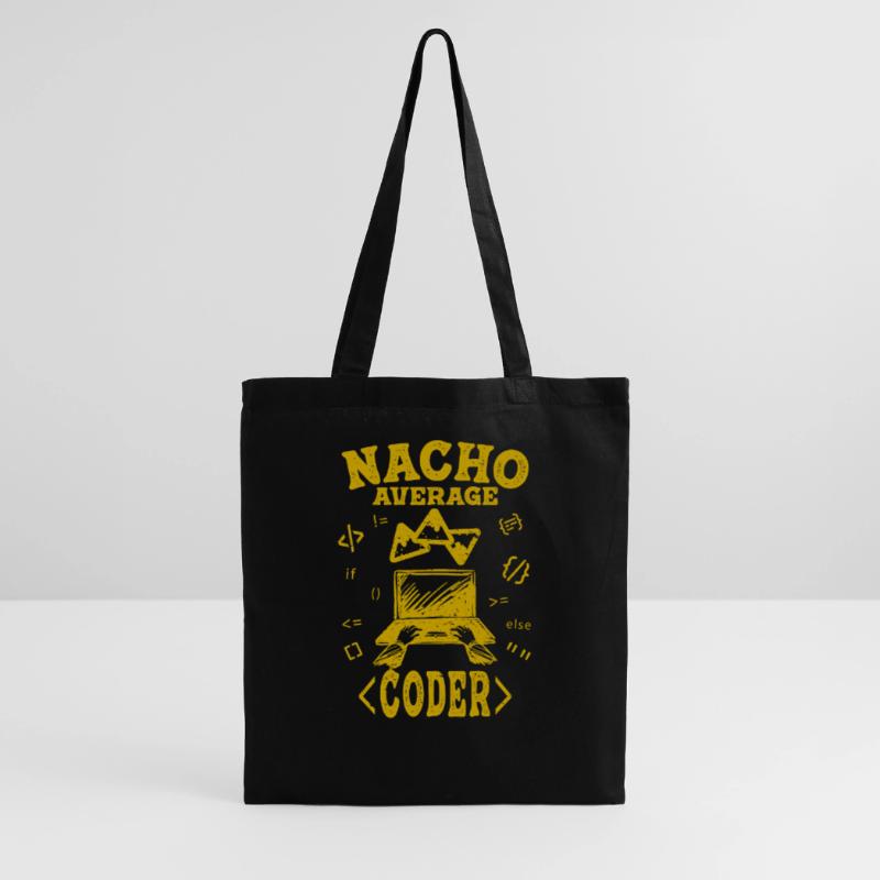 Programmierer Codierung Lustig Nacho Durchschnittlicher Hacker Computer Stoffbeutel