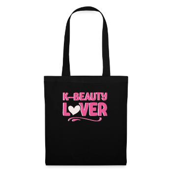 K-Beauty Skincare Oppa Korean Beauty Corée du Sud - Sac en tissu - noir - Devant