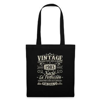 1983 Vintage 40 Years Birthday - Tote Bag - black - Front
