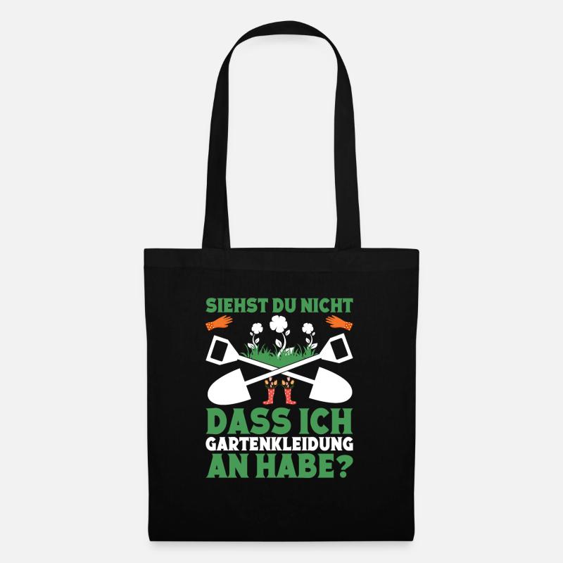 Schrebergarten Landschaftsgärtner Gärtnerin - Stoffbeutel - Schwarz