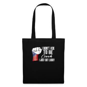 Fierté tchèque Drapeau tchèque cultivé - Sac en tissu - noir - Devant