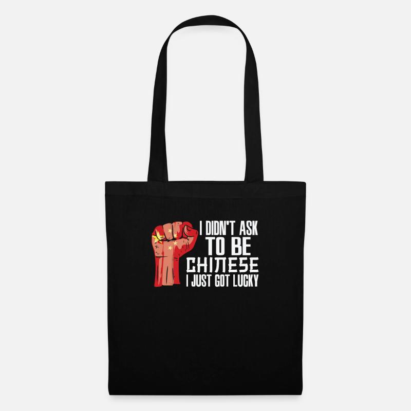 Kinesisk stolthed Kinesisk flag vokset - Mulepose - sort