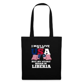 Liberia America Usa Gift - Tote Bag - black - Front