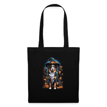 Berger Australien Sorcière Halloween Aussie - Sac en tissu - noir - Devant