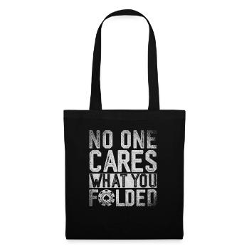 No One Cares What You Folded Poker - Tote Bag - black - Front