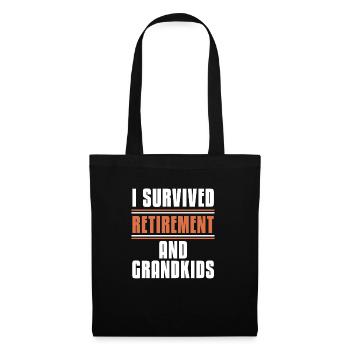 Pensioner pension - Tote Bag - black - Front
