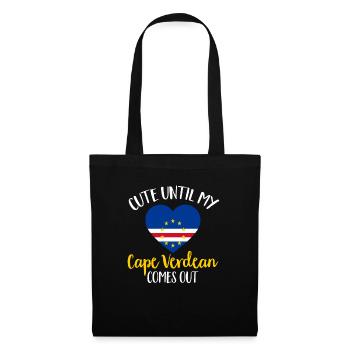Cape Verde flag Cabo Verde flag - Tote Bag - black - Front