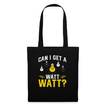 Puis-je obtenir un électricien Watt Watt - Sac en tissu - noir - Devant