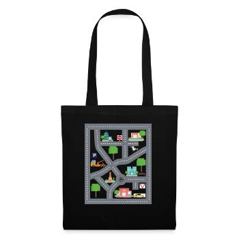 Play Rug Print Super Funny Dad Gift - Tote Bag - black - Front