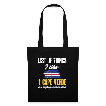 Cape Verde flag Cabo Verde flag - Tote Bag - black - Front
