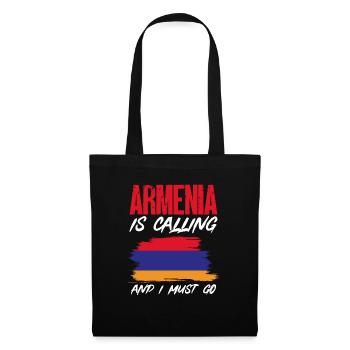 Armenian flag Armenia - Tote Bag - black - Front