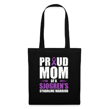 Proud mother of a Sjogren's syndrome warrior - Tote Bag - black - Front