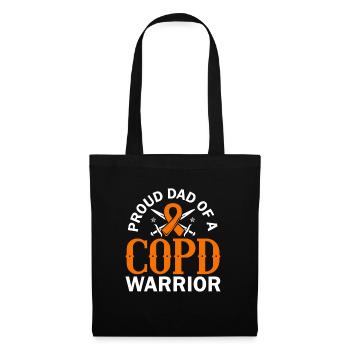 Proud father of a COPD warrior chronic - Tote Bag - black - Front