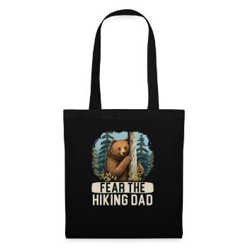 Bear Hiking Mountain Climbing Hiker Bear Lover - Tote Bag - black - Front