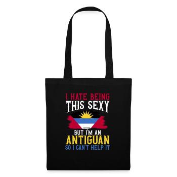 Antigua and Barbuda flag - Tote Bag - black - Front