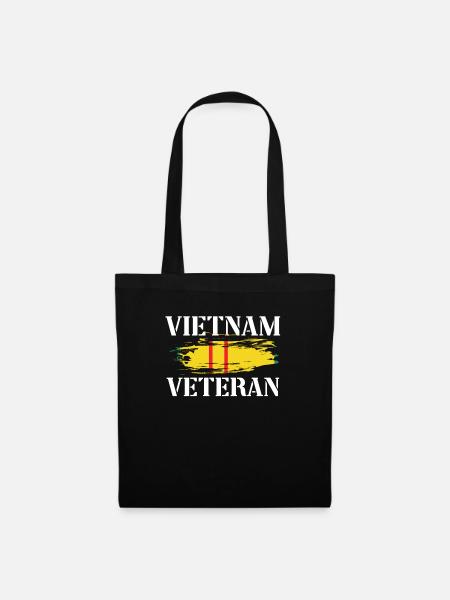 Us Army Vietnam Veteran - Stoffbeutel - Schwarz
