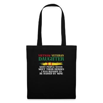 Vétéran de l’armée américaine au Vietnam - Sac en tissu - noir - Devant