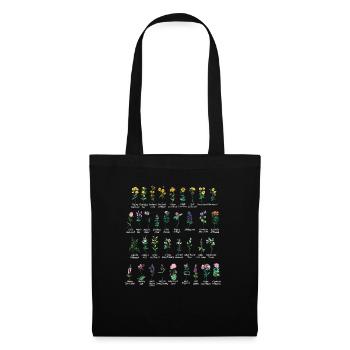 Texas flag with floral spring Texas - Tote Bag - black - Front
