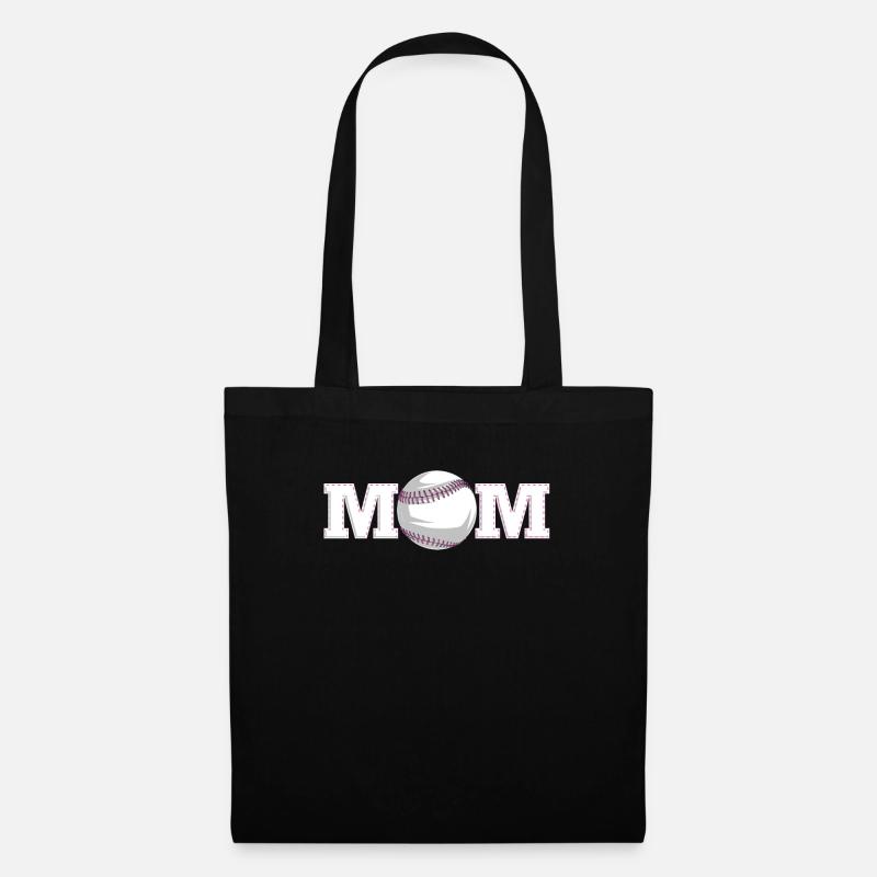 Baseball Baseball Mama - Stoffbeutel - Schwarz