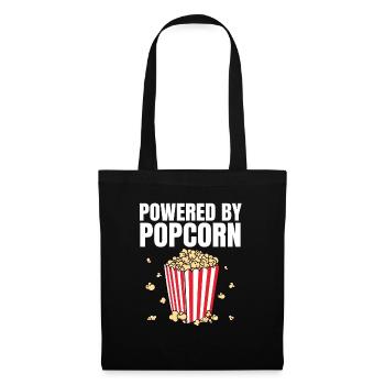 Théâtre Cinéma Snack Soirée Cinéma Drôle Propulsé par - Sac en tissu - noir - Devant