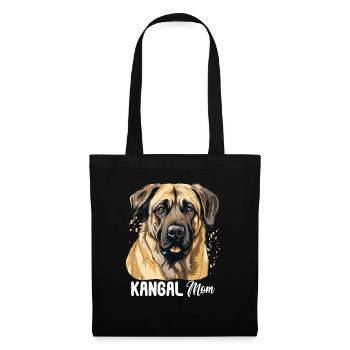 Hund Kangal - Stoffbeutel - Schwarz - Vorne