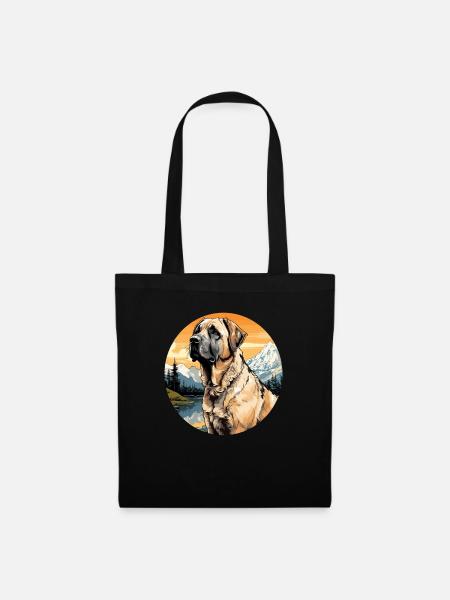 Hund Kangal - Stoffbeutel - Schwarz