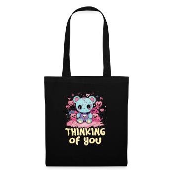 Pastel Goth Lover Kawaii Emo Soft Grunge Aesthetic - Tote Bag - black - Front