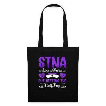 But the half - STNA State tested - Tote Bag - black - Front