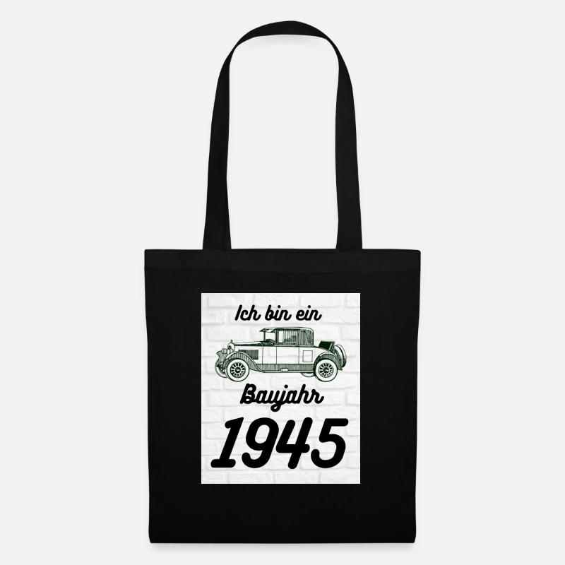 Oldtimer 1945 - Stoffbeutel - Schwarz