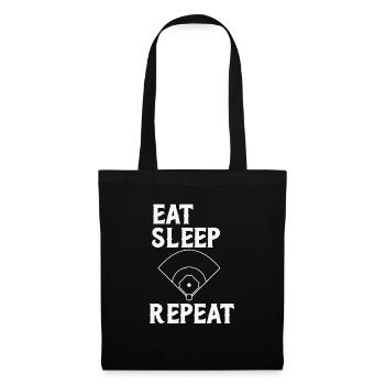 Base-ball - Sac en tissu - noir - Devant