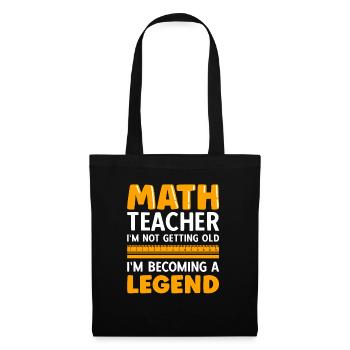 math teacher saying mathematician - Tote Bag - black - Front
