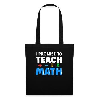math teacher saying mathematician - Tote Bag - black - Front
