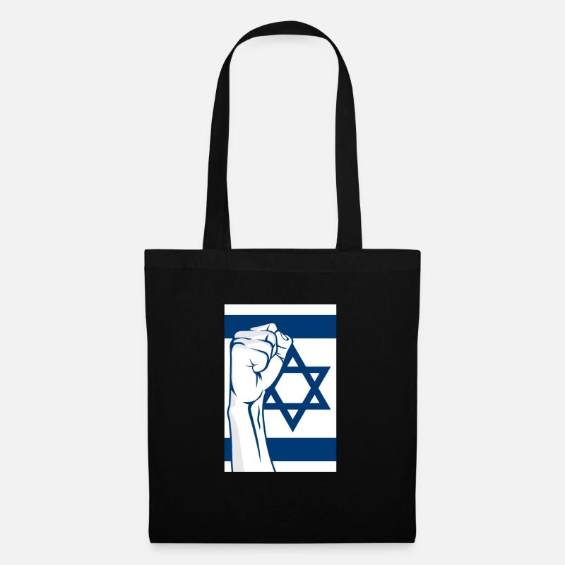Faust Israel - Stoffbeutel - Schwarz