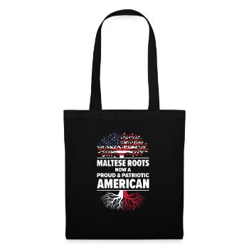Maltais American Patriot États-Unis cultivé - Sac en tissu - noir - Devant