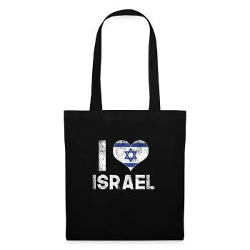 I love Israel - Tote Bag - black - Front