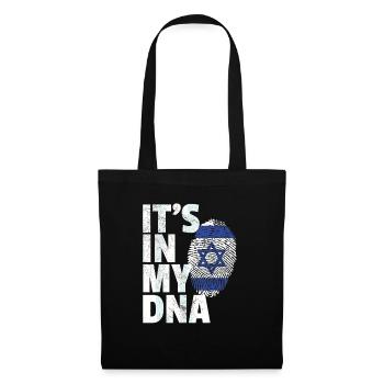 Israel DNA - Stoffbeutel - Schwarz - Vorne