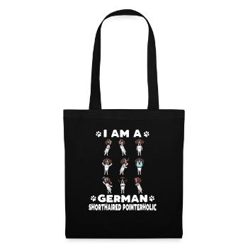 German Shorthaired Dog German Shorthaired German - Tote Bag - black - Front