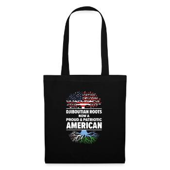 Dschibutische amerikanische Patriotin USA - Stoffbeutel - Schwarz - Vorne