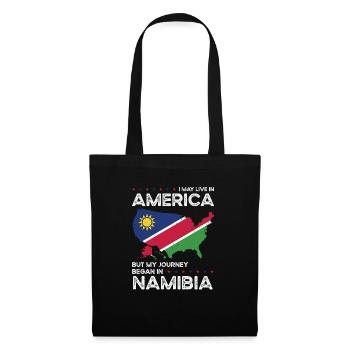 Namibian American Patriot USA Grown Namibia US - Tote Bag - black - Front