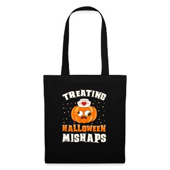 Halloween Nurse Pumpkin - Tote Bag - black - Front