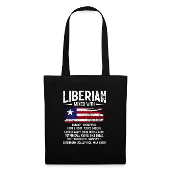 Liberia Flag Liberians - Tote Bag - black - Front