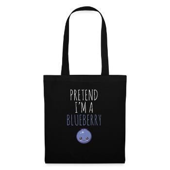 Blauberren Blauberre Geschenk - Stoffbeutel - Schwarz - Vorne