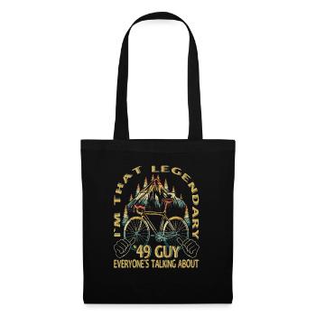 Road Bike Gift for Vintage 1949 Cyclist - Tote Bag - black - Front