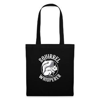 Cool Squirrel Whisperer Animal Forest Rodent - Tote Bag - black - Front
