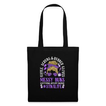 Coffee Scrubs Nurse's Assistant - Tote Bag - black - Front