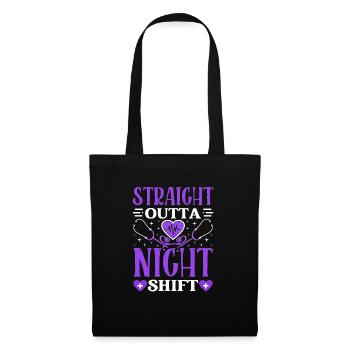 DORTE OUTTA NIGHT - State Getestete - Stoffbeutel - Schwarz - Vorne
